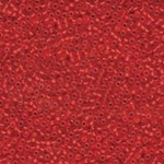 11-010F - Matte Silver Lined Flame Red