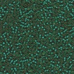 11-017F - Matte Silver Lined Dk Green