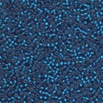 11-025F - Matte Silver Lined Capri Blue